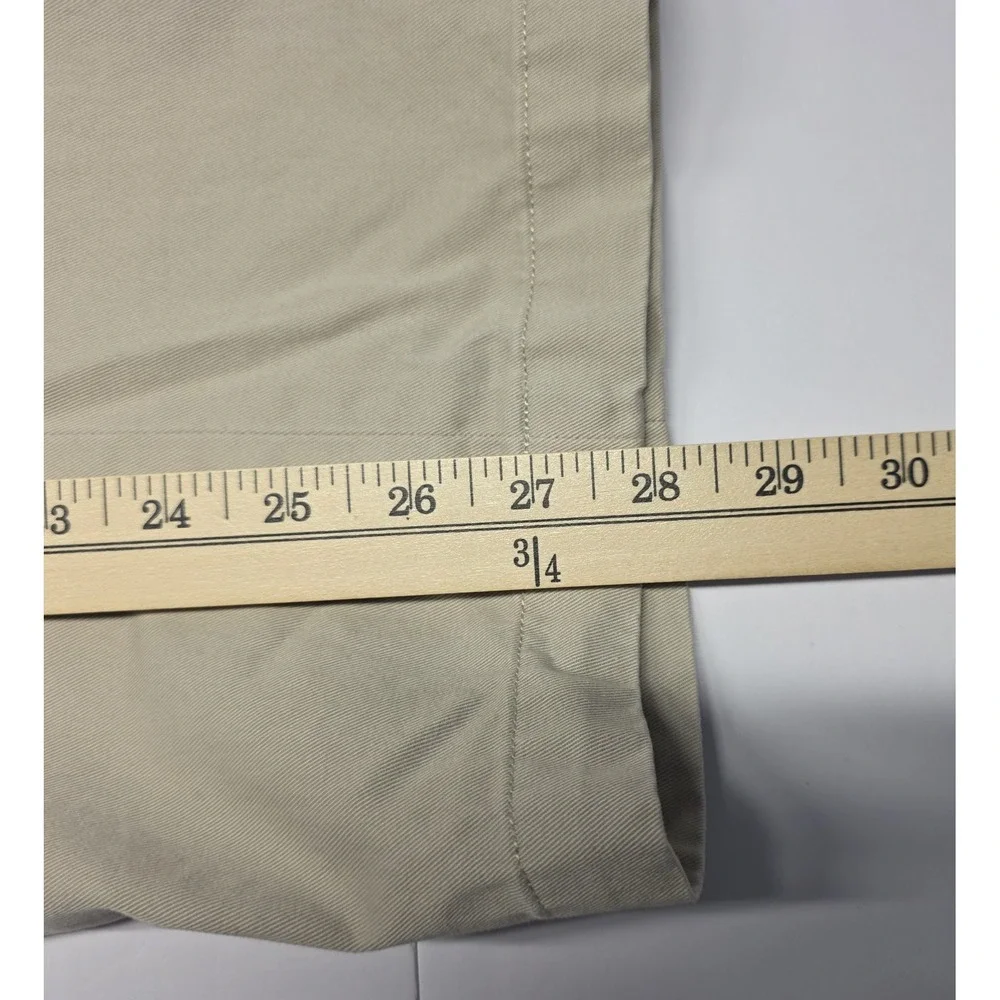 Polo Ralph Lauren Mens Size 38x29 Classic Fit Beige Pleated Chino Pants‎